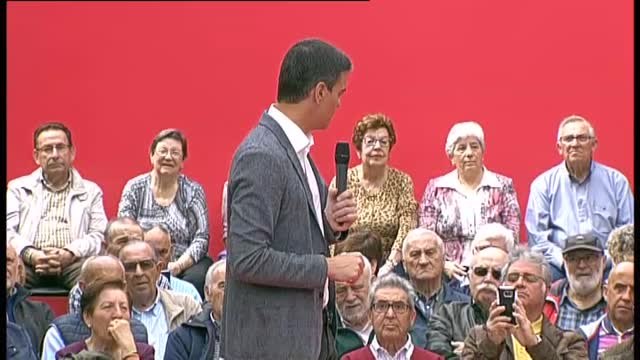 Sánchez: El 28A los españoles van a quitar el cordón sanitario al PSOE que quiere poner la derecha