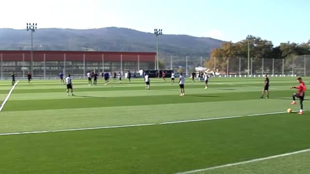 El Athletic se ejercita pensando en la 'final' ante el Getafe