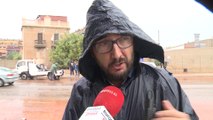 Las fuertes lluvias afectan a la localidad de Alzira