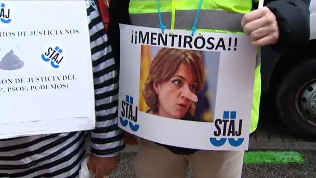Los funcionarios de Justicia, en pie de guerra contra la reforma de la Ley del Poder Judicial