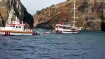Karaya oturan teknedeki 39 kişi tahliye edildi - MUĞLA