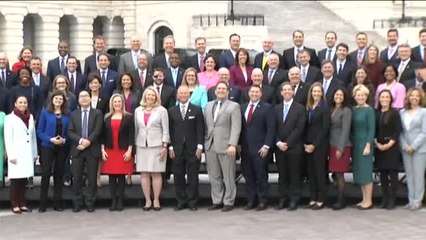 Por primera vez más de cien mujeres en la foto del Congreso de Estados Unidos