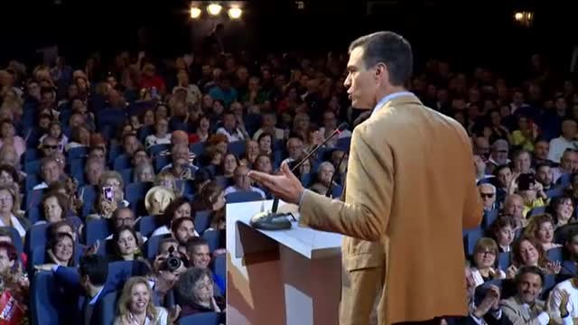 Sánchez dice que Rivera, Casado y Abascal son los tres temores de los españoles