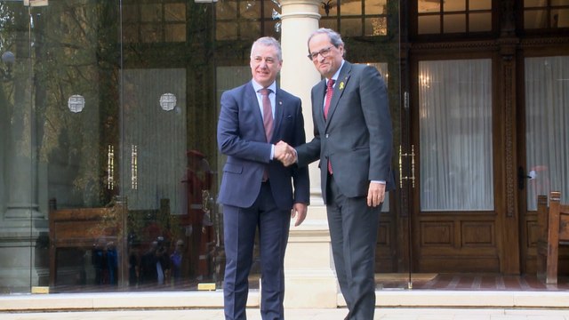 Urkullu y Torra discrepan sobre resolución del conflicto catalán