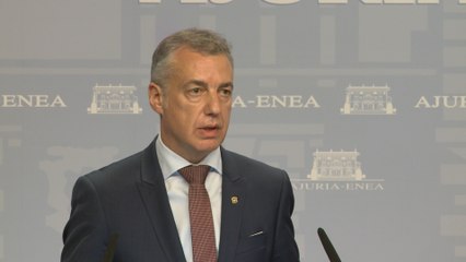 Urkullu, por el diálogo y la distensión en Cataluña