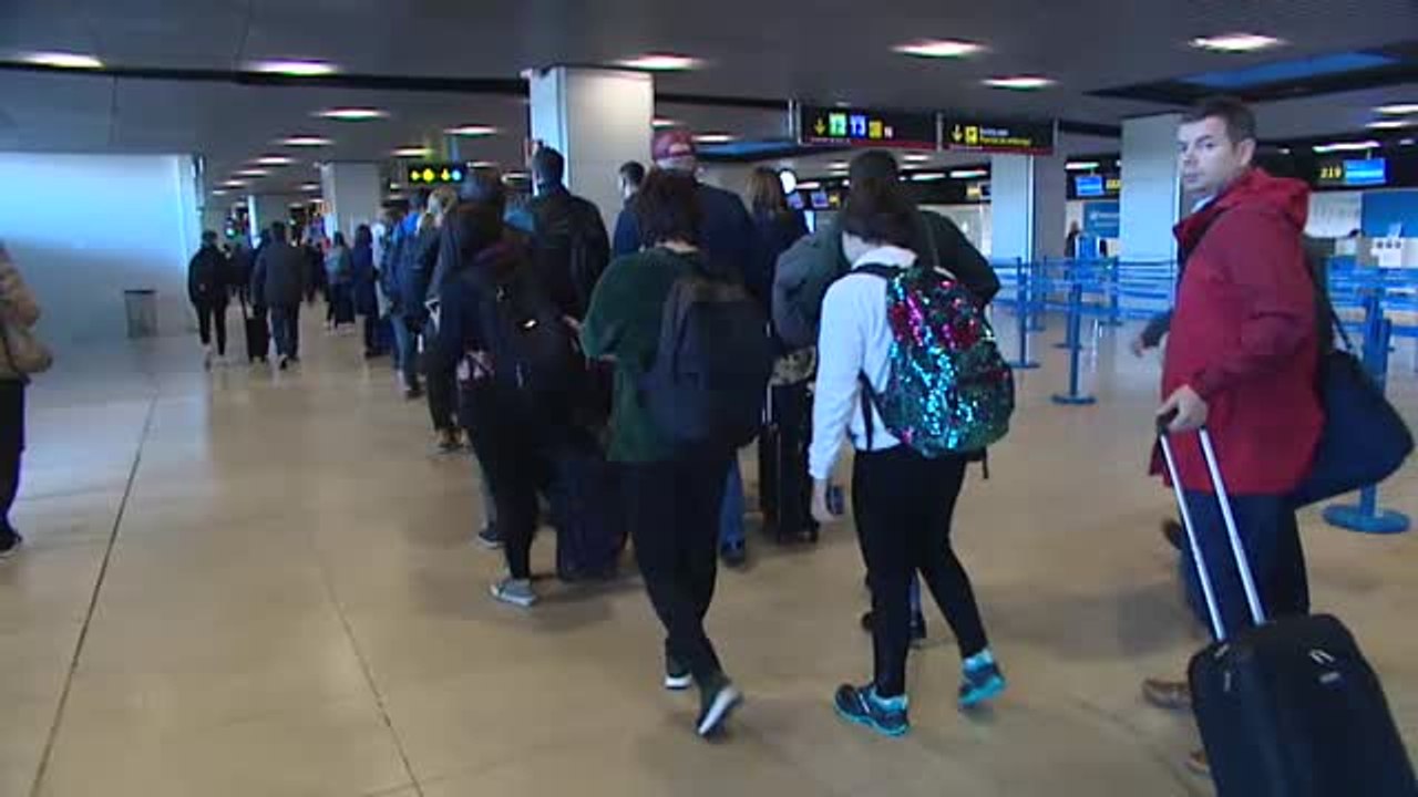 Huelga del personal de seguridad del aeropuerto de Barajas