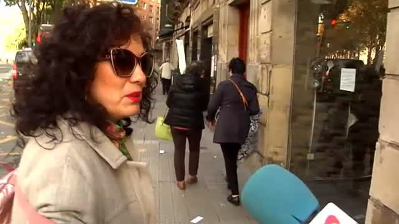 Protesta de 'las kellys' en Bilbao por sus lame...