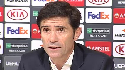 Marcelino: "Nos vamos con un resultado abultado para nuestros merecimientos"