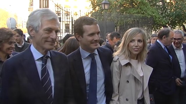 Casado llega al arranque de campaña electoral en el Florida Park