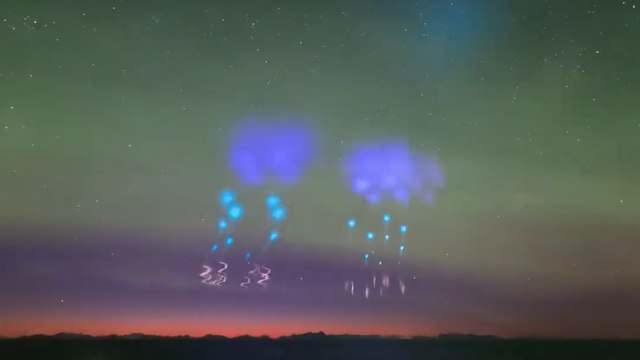 La NASA crea nubes de colores para rastrear auroras boreales