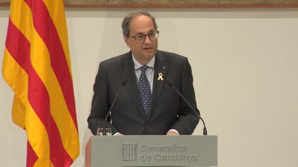 Torra ve una "aberración" la decisión de la juez del 1-O