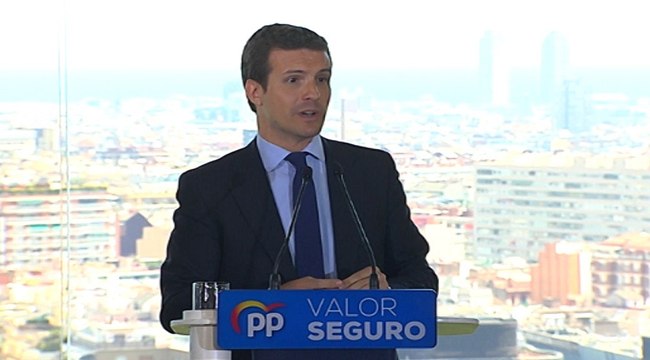 Casado: Sánchez prefiere pactar con manos manchadas de sangre