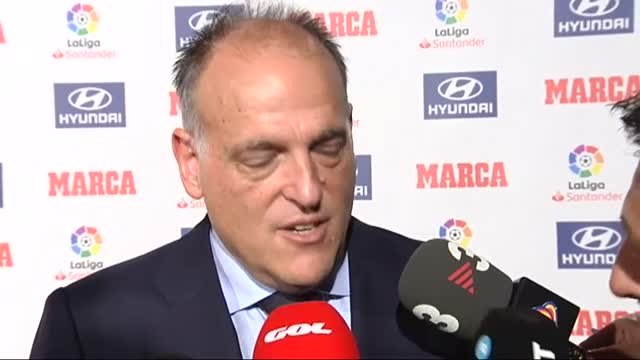 Tebas reitera sus intenciones sobre el Girona-Barcelona en Miami: Sí se jugará