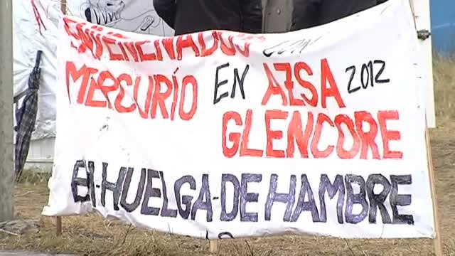 Intoxicados por mercurio en la empresa Asturiana de Zinc mantienen la huelga de hambre