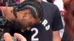 Kawhi Leonard lookalike pranked several fans at the Raptors' championship parade, taking selfies with many of them