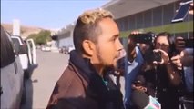 El primer grupo de la caravana de migrantes llega a Tijuana (México), una de las fronteras con EEUU