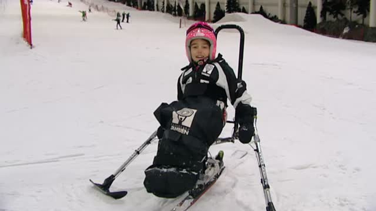 El equipo de esquí adaptado de la Fundación También comienza sus entrenamientos