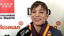 La karateka española Sandra Sánchez se alza como campeona del mundo de kata