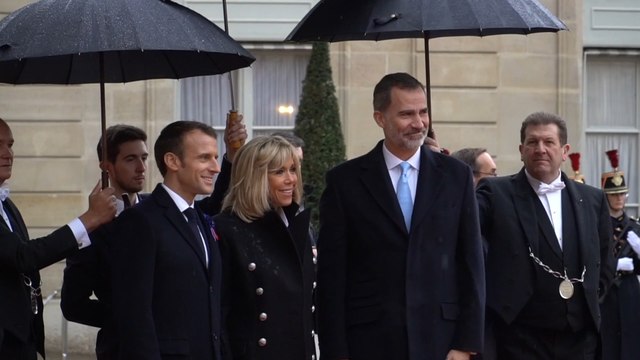 El Rey Felipe VI acude en París a la conmemoración del Armisticio de 1918