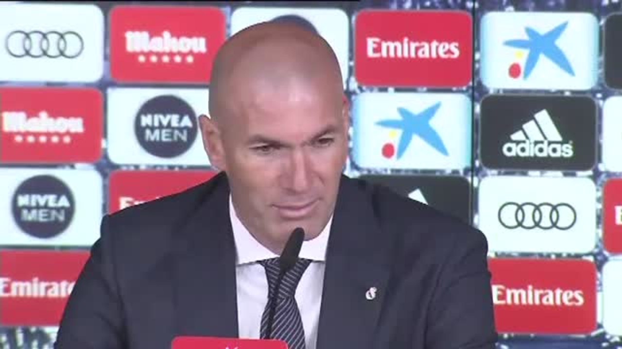 Zidane: "Jugar para nada es complicado"