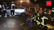 Dos accidentes de tráfico dejan un fallecido y cuatro heridos graves en Madrid