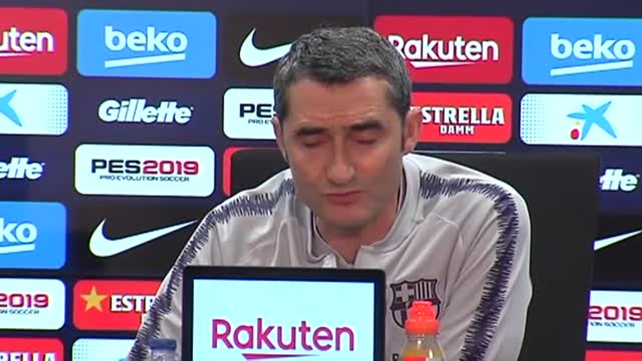 Valverde: "La Liga no está sentenciada ni mucho menos hasta que las matemáticas no digan lo contrario"