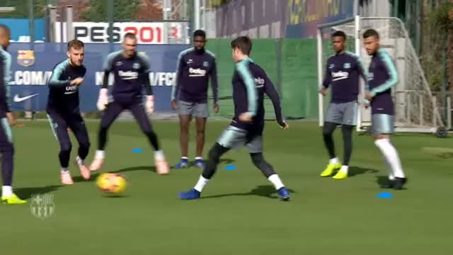 El Barça continúa preparando el partido ante el Betis
