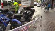 Un conductor arrolla a varios peatones en Barcelona