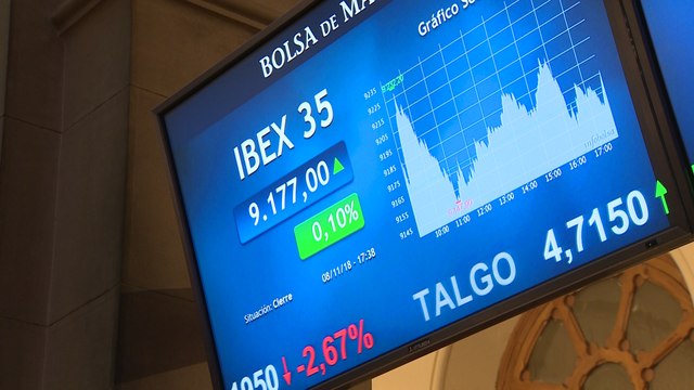 El Ibex 35 cierra prácticamente plano (+0,1%)