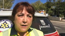 Samur explica incendio en Madrid