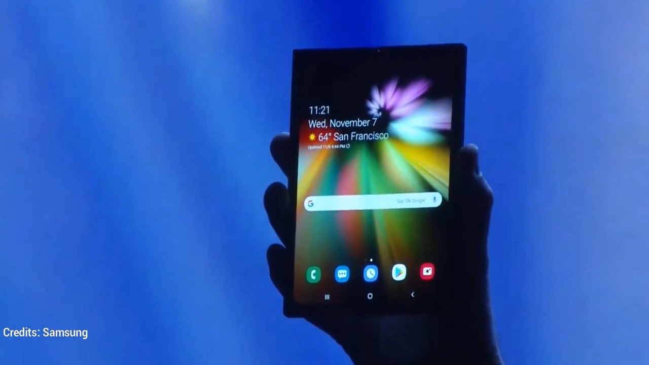 Samsung presenta su primer móvil plegable, el Infinity Flex Display