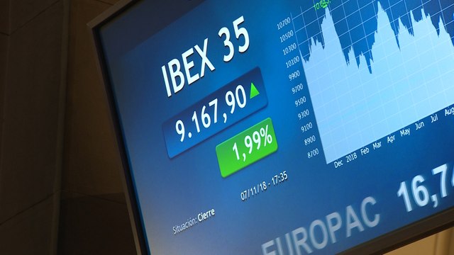 Ibex 35 se impulsa un 1,99% y se acerca a los 9.200 puntos