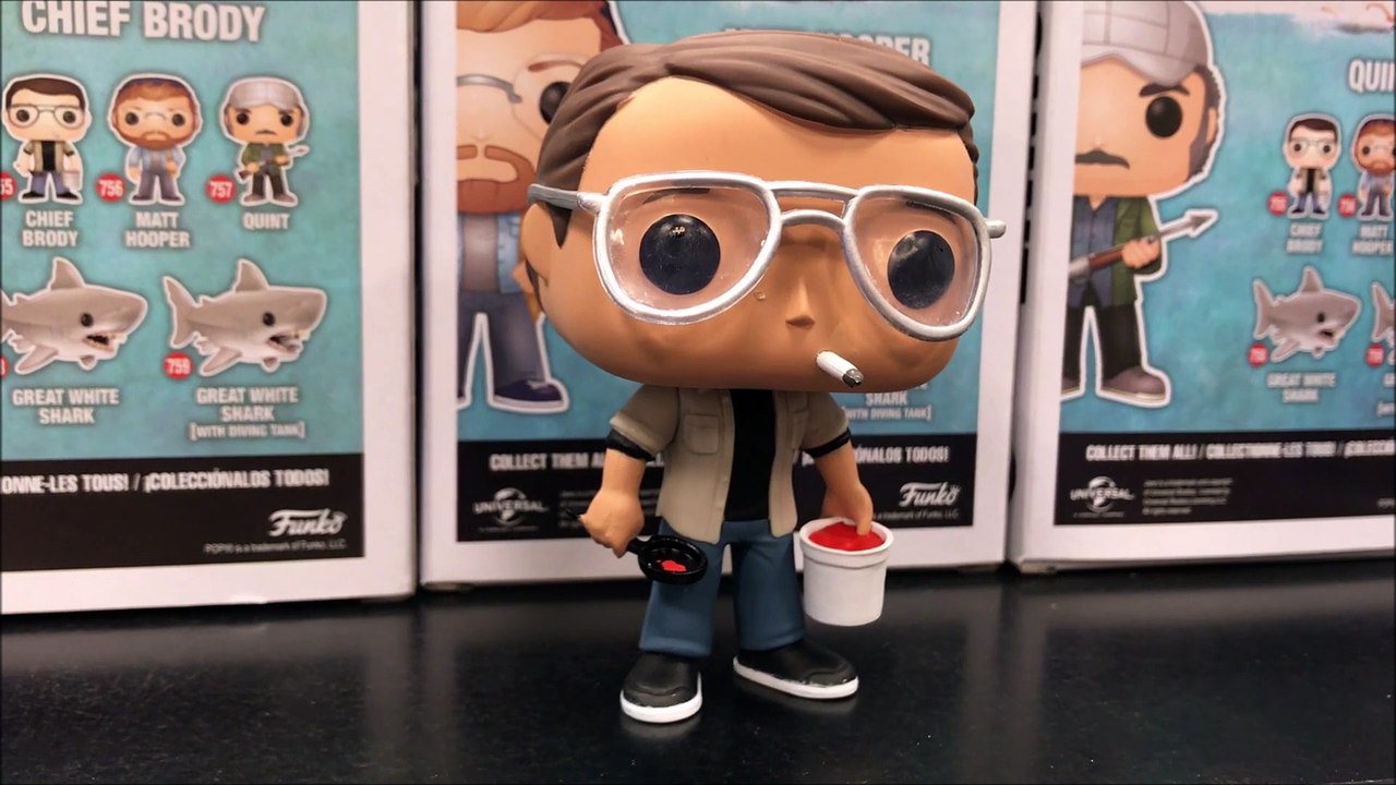 JAWS CHIEF BRODY MOVIE FUNKO POP DETAILED LOOK - video Dailymotion