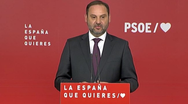 Ábalos prefiere a Cs que a independentistas en una investidura