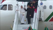 El papa Francisco aterriza en Rabat en su primera visita a Marruecos