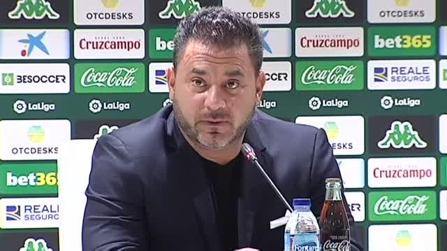 Setién: Llevamos una racha que no es buena