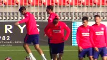 El Atlético se prepara para jugar contra el Alavés ajeno al caso de la marcha de Lucas al Bayern