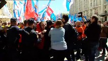 Manifestación trabajadores de Alcoa