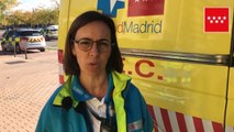 Desalojado un edificio en Alcorcón por el incendio de un aire acondicionado