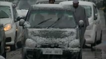 Cae en los estados indios del Himalaya la primera gran nevada de la temporada
