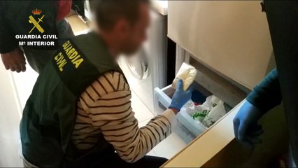 Desmantelan un punto de venta de droga en Mediana de Aragón