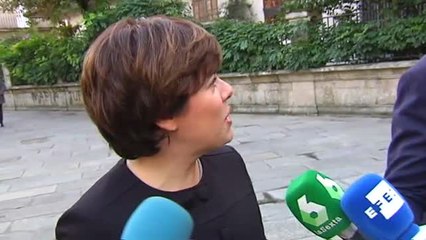 Rajoy despide a su padre acompañado por la plana mayor del PP