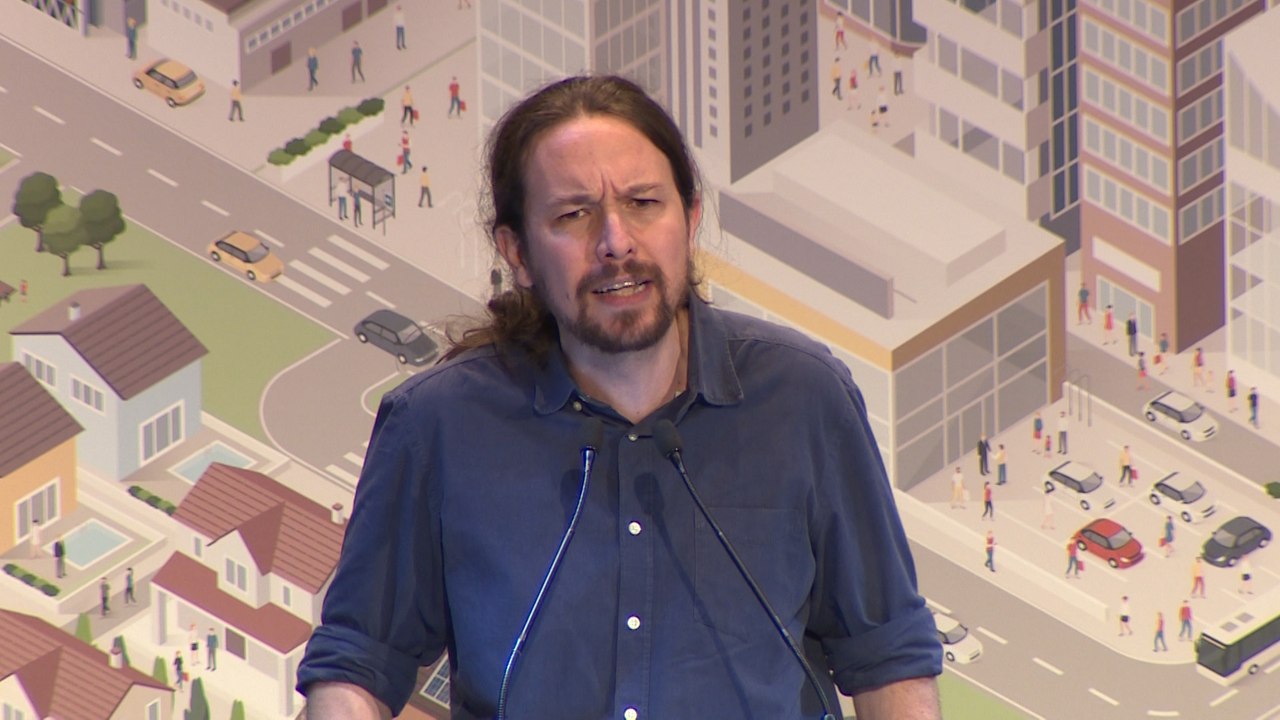 Iglesias: "Es una vergüenza, La Manada condenados a 9 años y Junqueras a 25"