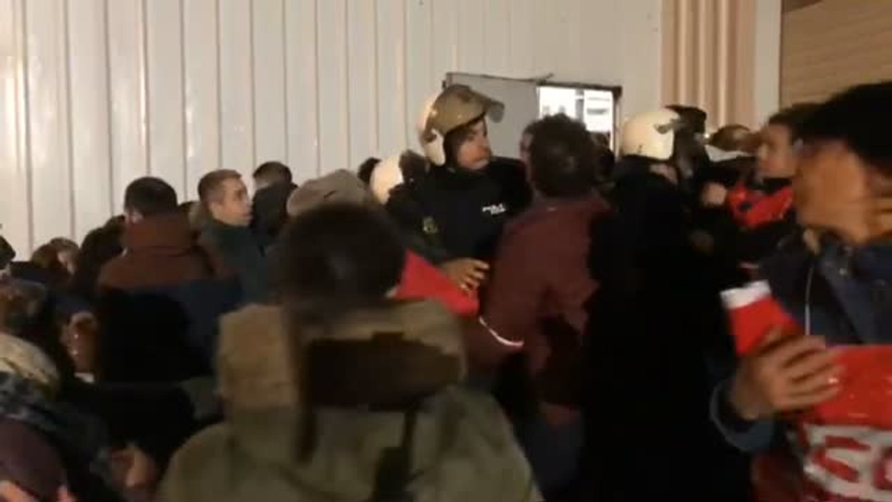 Huelga en las conserveras gallegas