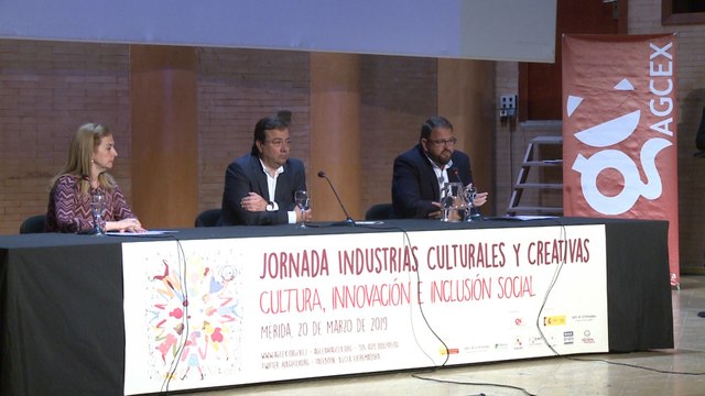 Vara asiste a una jornada sobre industrias culturales