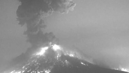 El volcán Popocatépelt vuelve a rugir