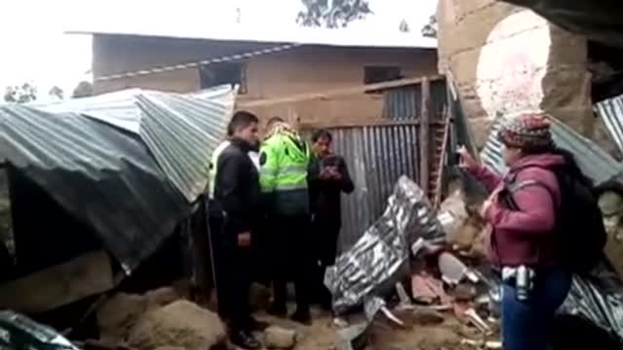 Nueve personas fallecidas tras el derrumbe de una iglesia en Perú