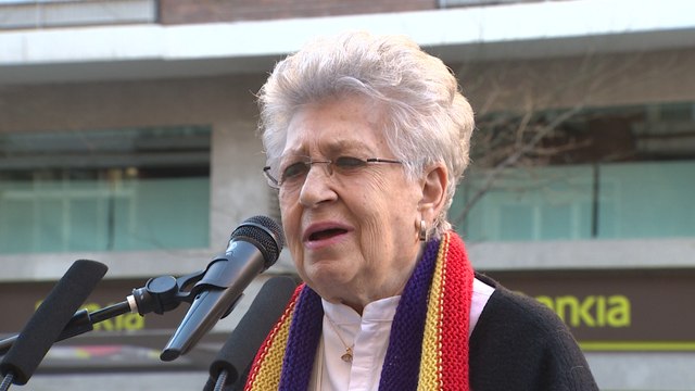 Pilar Bardem participa en un acto de homenaje a Marcos Ana