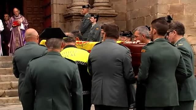 Emotiva despedida al guardia civil asesinado en Don Benito