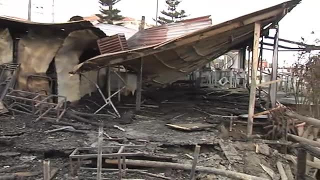 Oleada de incendios en chiringuitos de la costa de Málaga
